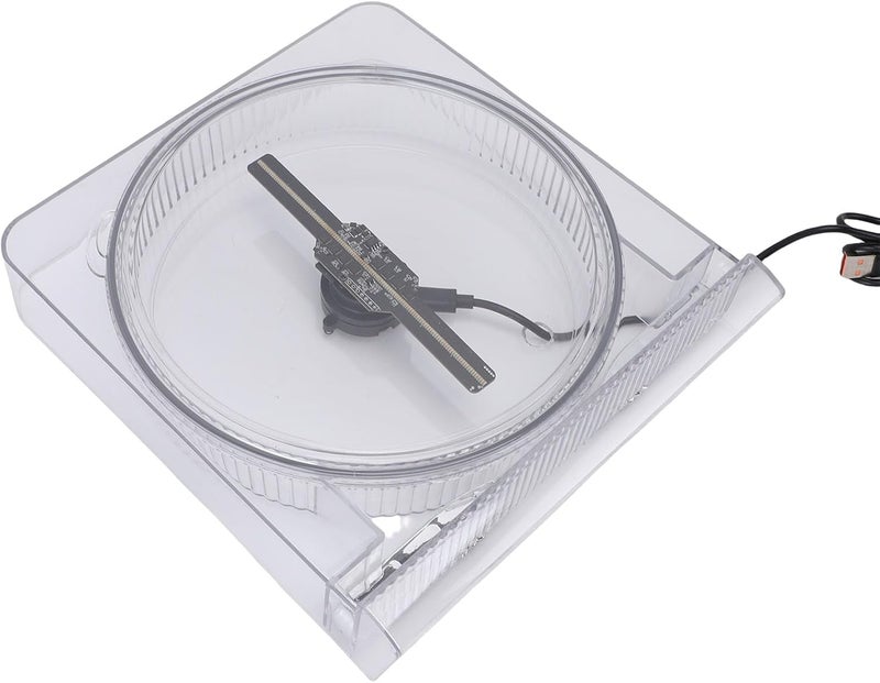 Walmeck 3D Hologram Fan 5.5 Inch 2000x128 LED Advertising Projector with 128 Beads for Shop - Image 2